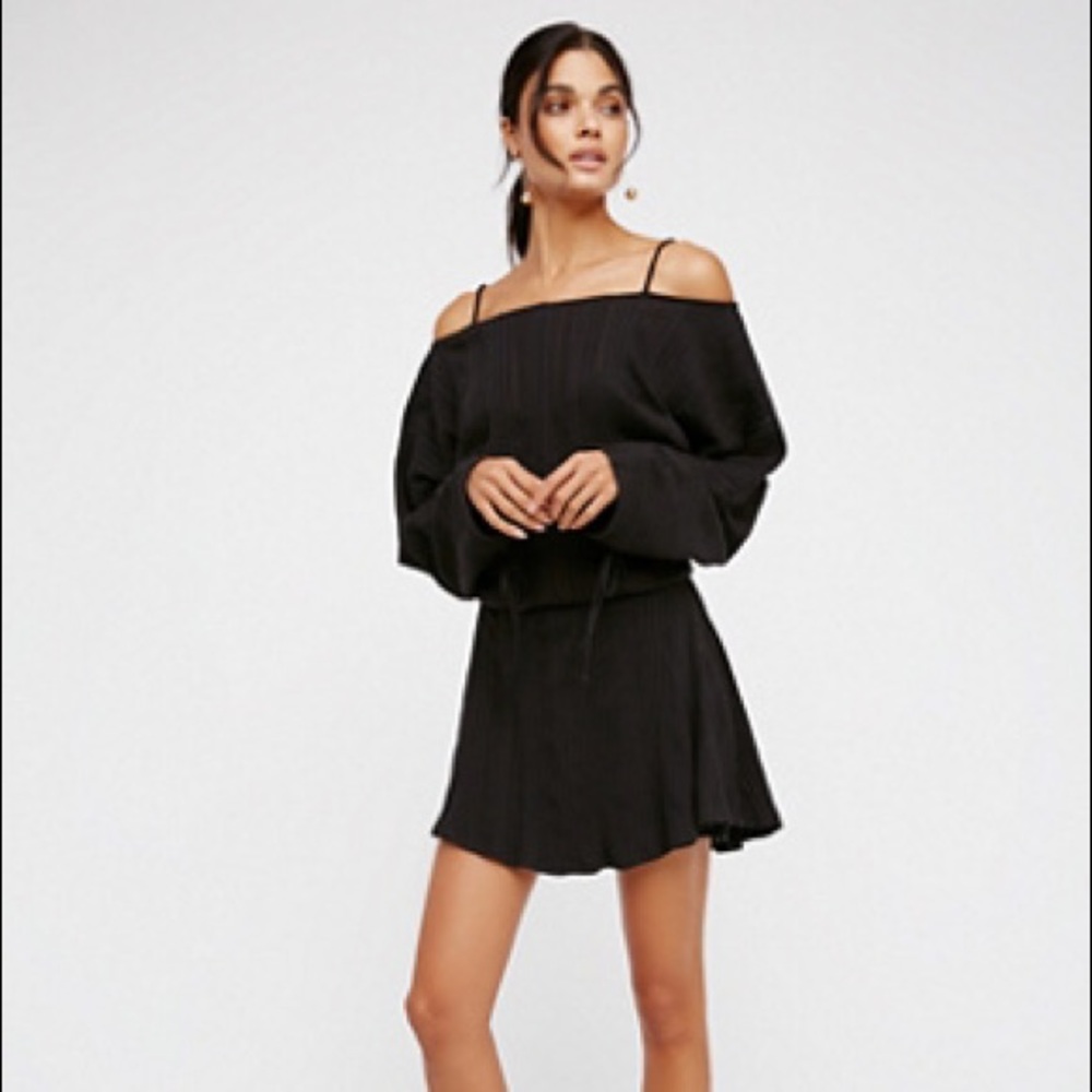 Free people Soak Up the Sun mini dress, black